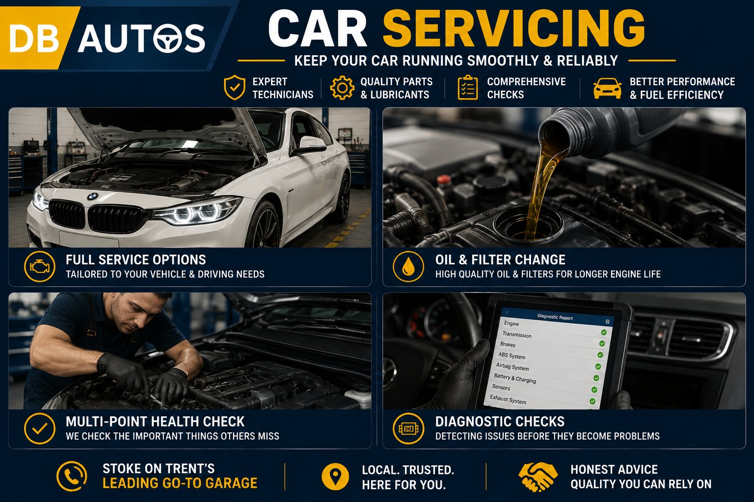 Car Servicing — DB Autos, Stoke-on-Trent